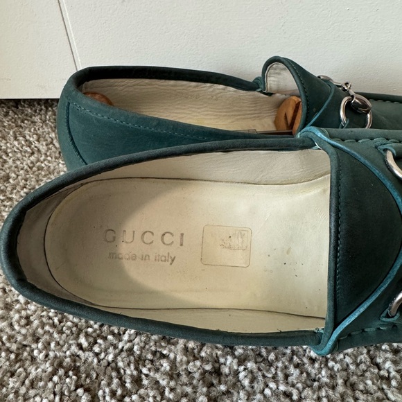 Authentic Gucci Mens Suede Horsebit Loafer Moccasin, 337060 BHO00 Gucci size 7.5 - Picture 8 of 9